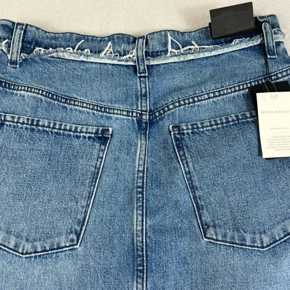 Nobody Denim Como Skirt Womens Size 30 Super High Rise Relaxed Fit A-line NWT